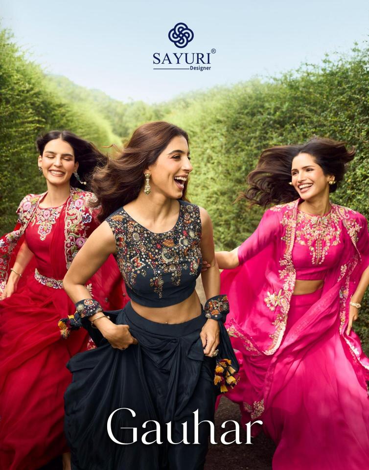 Sayuri gauhar suits manufacturer in surat